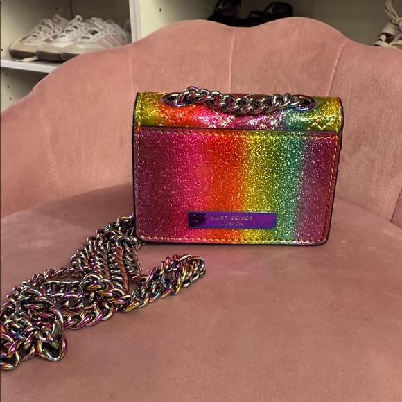 Kurt Geiger Multicolor Glitter Crossbody Bag - Picture 2 of 3